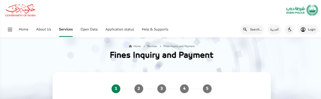 UAE Fine Check Online