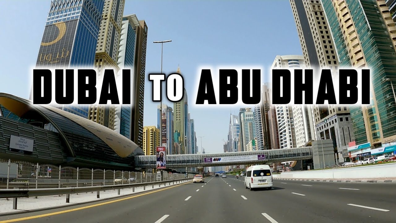 Dubai Abu Dhabi road